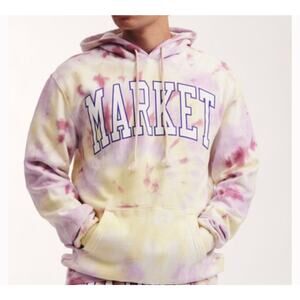 Rt90 Market Boarder Arc tie-dye hoodie size S